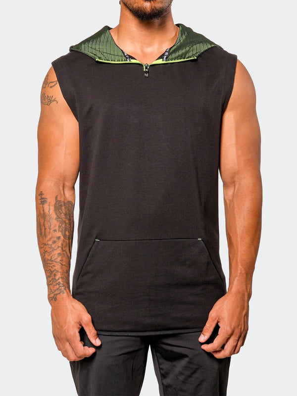 Golf Vest Sleeveless Black