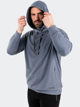 Hoodie Acciaio38 Grey View-4