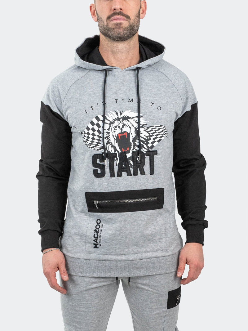 Hoodie F1 Race Grey