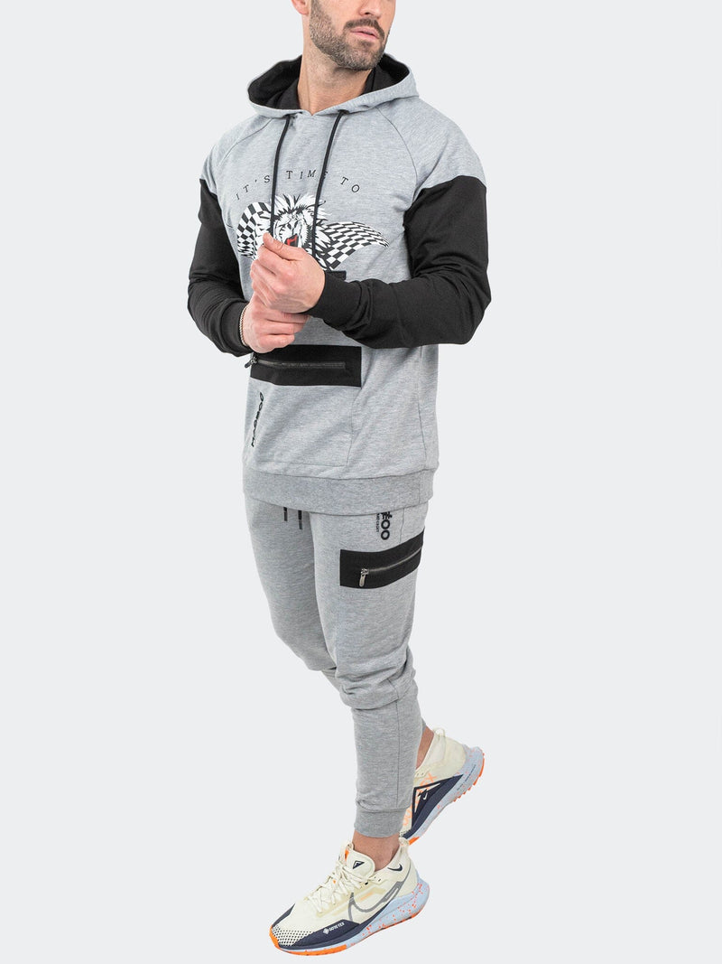 Hoodie F1 Race Grey