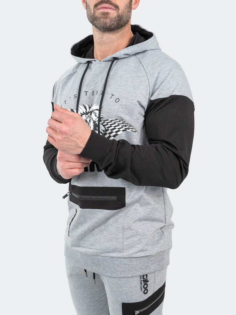 Hoodie F1 Race Grey