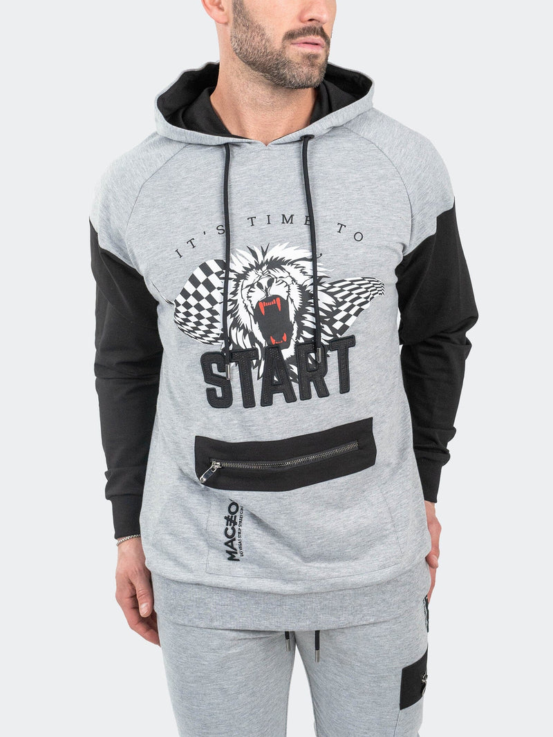 Hoodie F1 Race Grey