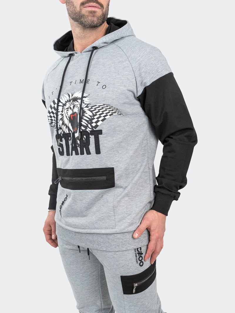 Hoodie F1 Race Grey