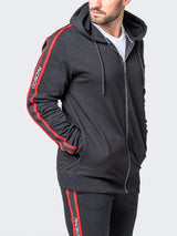 Hoodie Leo Black View-9