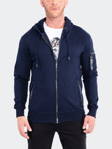 Hoodie Navy View-1