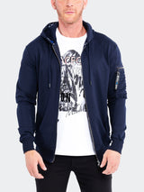 Hoodie Navy View-5