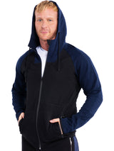 Hoodie BlueTrim Black View-5