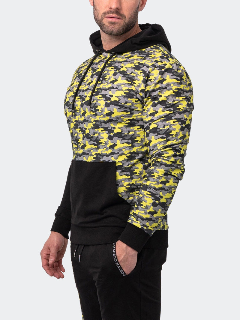 Hoodie DyePanel Yellow