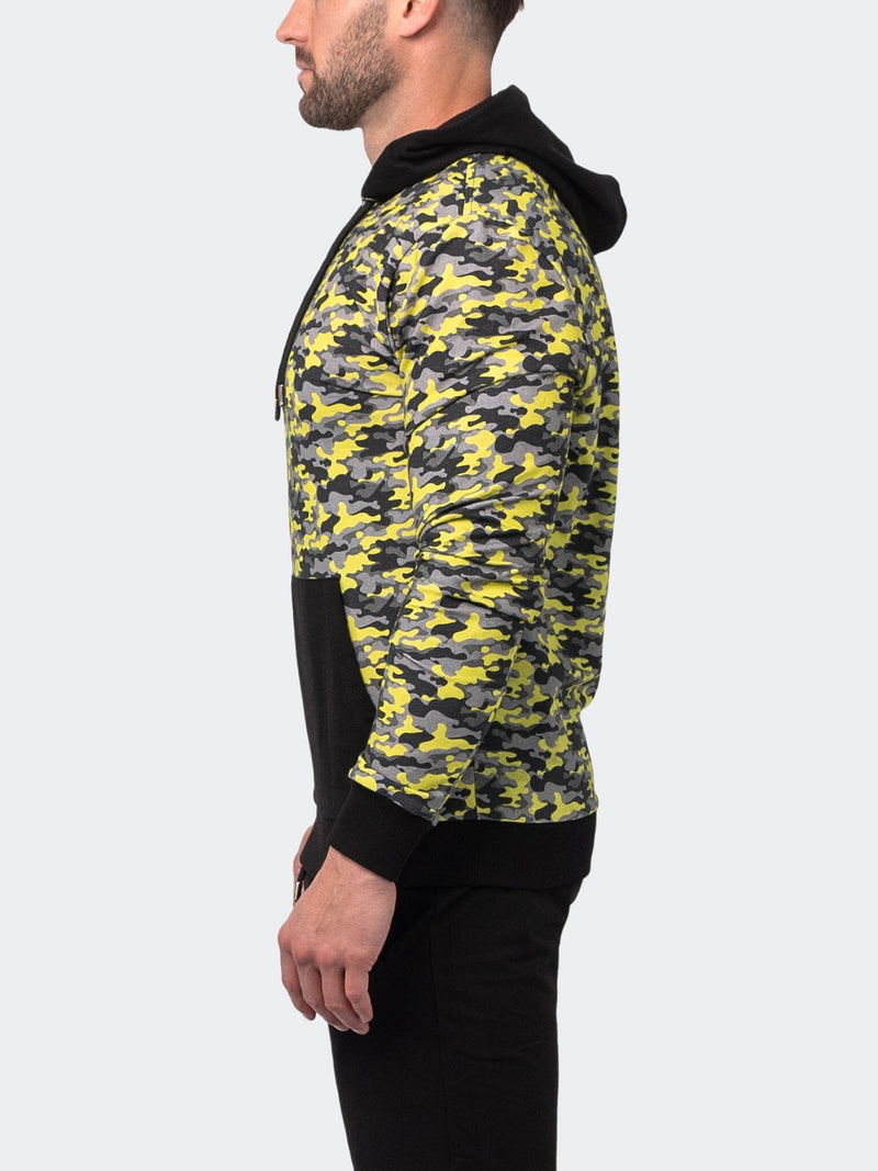 Hoodie DyePanel Yellow