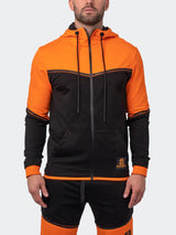 Hoodie Exploration Orange View-1