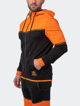 Hoodie Exploration Orange View-3