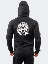 Hoodie Monogram Black View-2