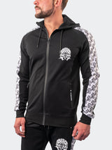 Hoodie Monogram Black View-4