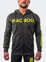 Hoodie Monogram Grey View-1