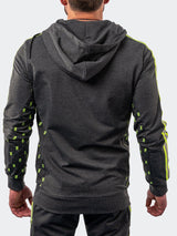 Hoodie Monogram Grey View-2