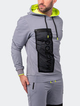 Hoodie Net Grey View-5