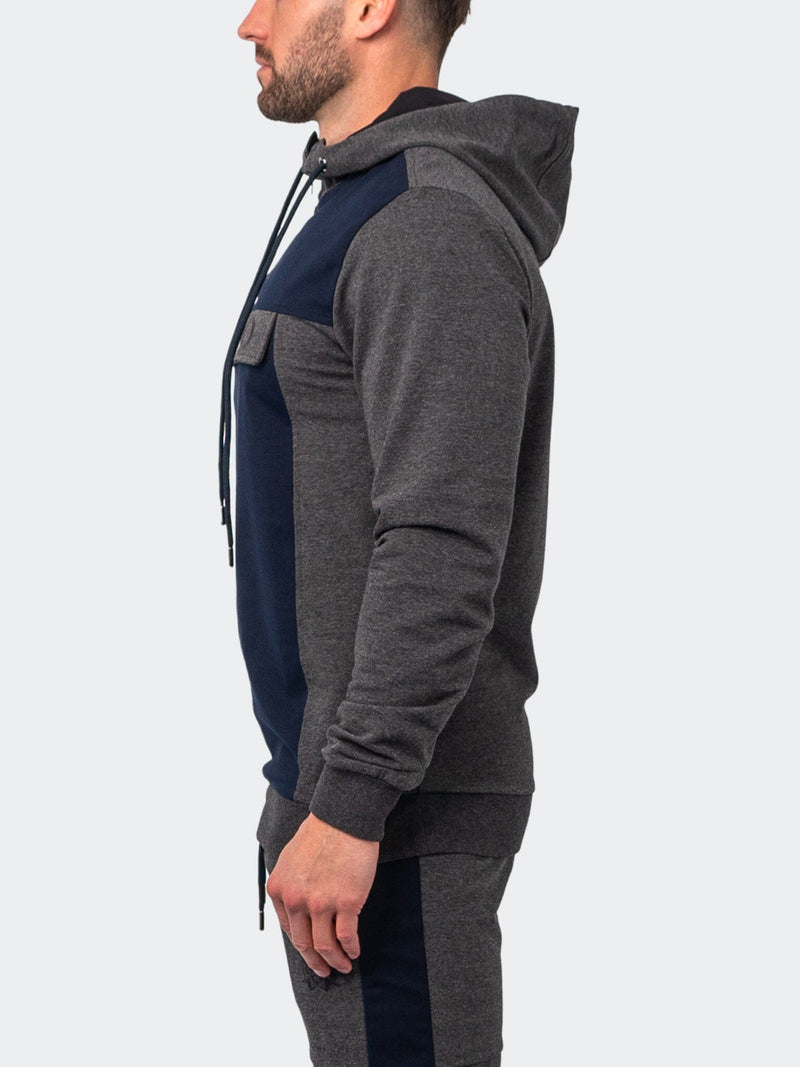 Hoodie Square Grey