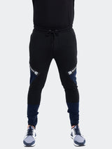 Jogger BlueTrim Black View-2