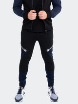 Jogger BlueTrim Black View-5