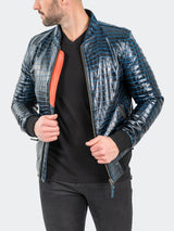 Leather Python Blue View-7