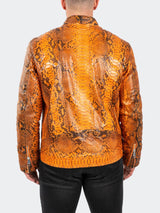 Leather PythonFlame Orange View-9