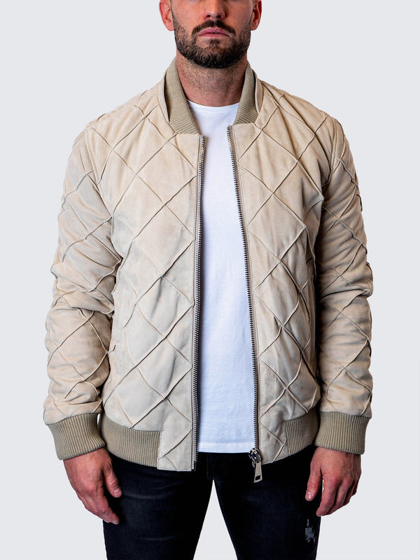 Leather Quilted CrÃ¨me