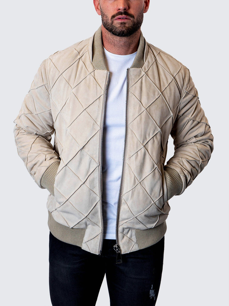 Leather Quilted CrÃ¨me