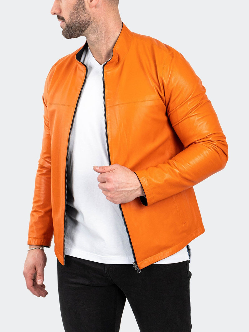 Leather ReverseBlack Orange