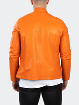 Leather ReverseBlack Orange View-7