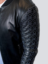 Leather SleeveMiniSkulls Black View-9