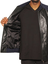 Leather ComboSleeve Black View-5