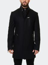 Peacoat Captain Black View-2