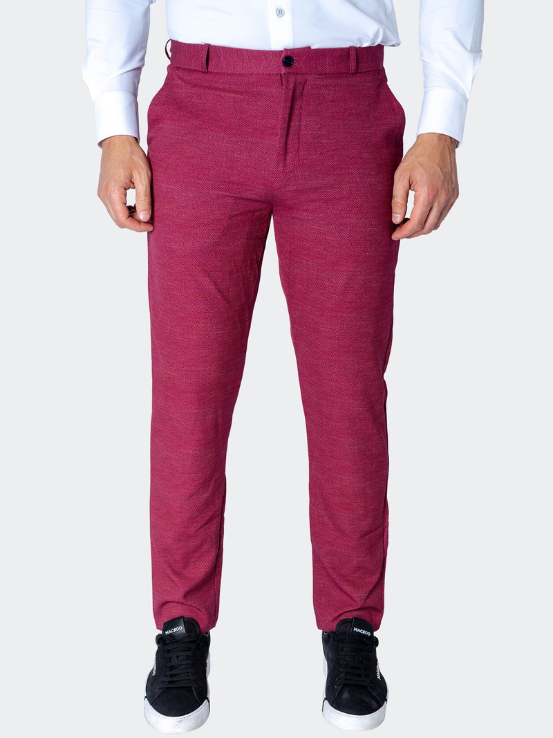 Pants Burgaundy Wine  Red