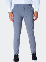 Pants Solid Dark Grey View-2