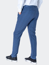 Pants Square Blue View-3