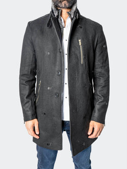 Peacoat CaptainSkull Black