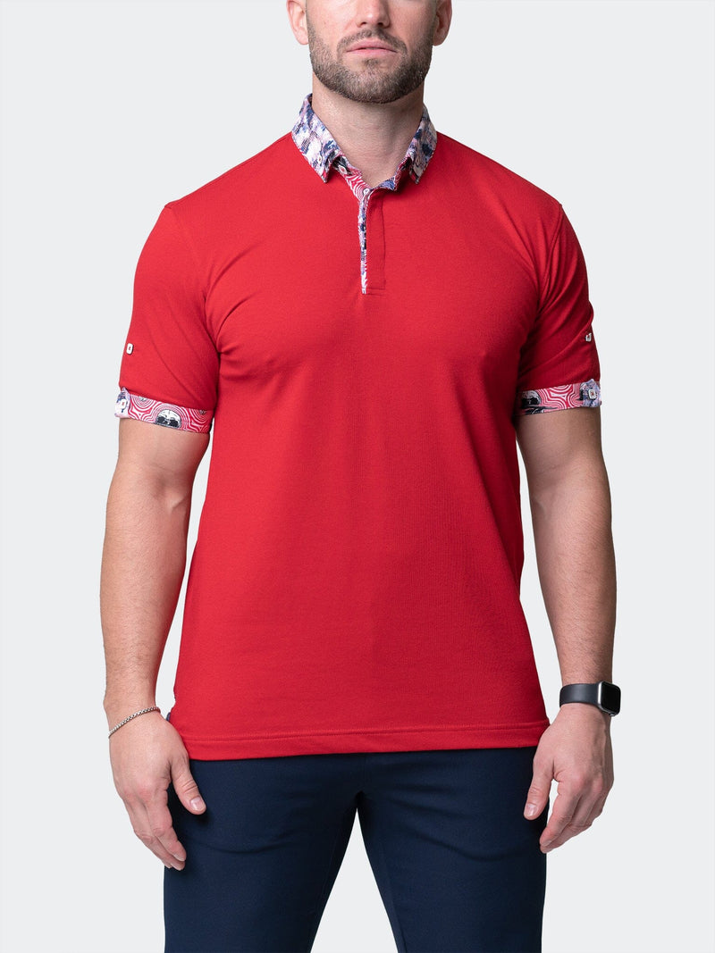 Polo MozartSolidRipple Red