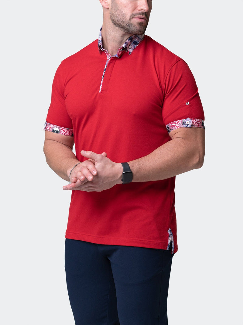 Polo MozartSolidRipple Red