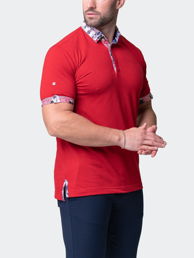 Polo MozartSolidRipple Red