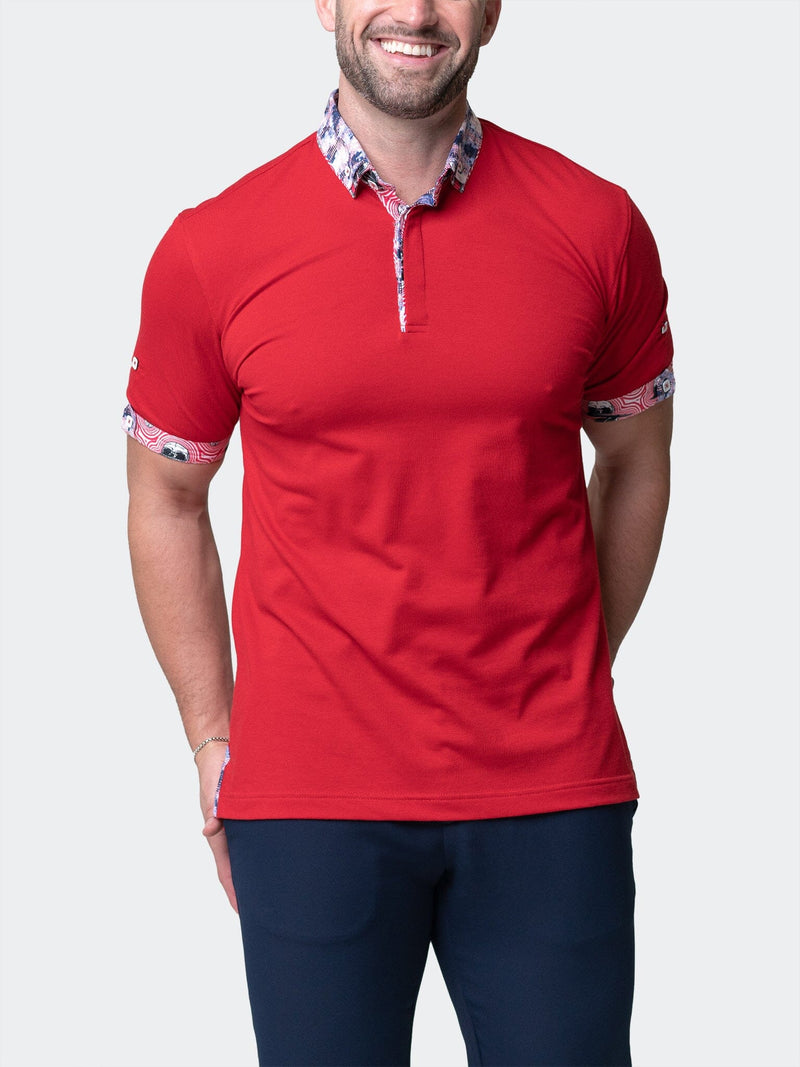 Polo MozartSolidRipple Red