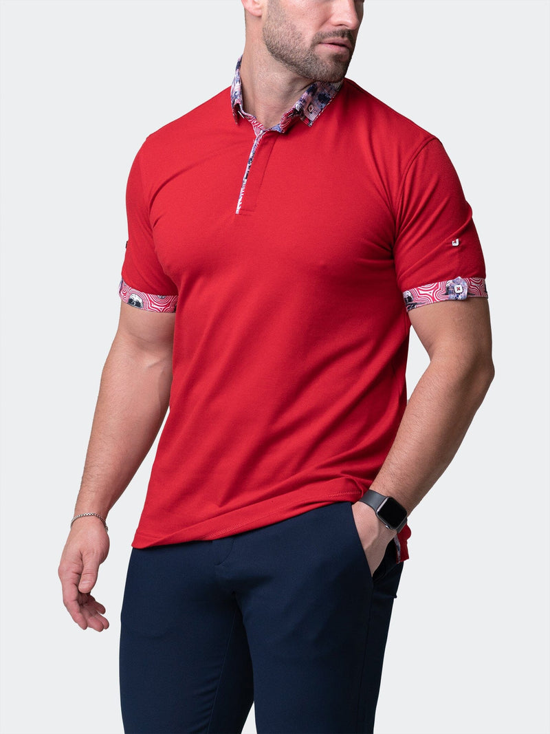 Polo MozartSolidRipple Red