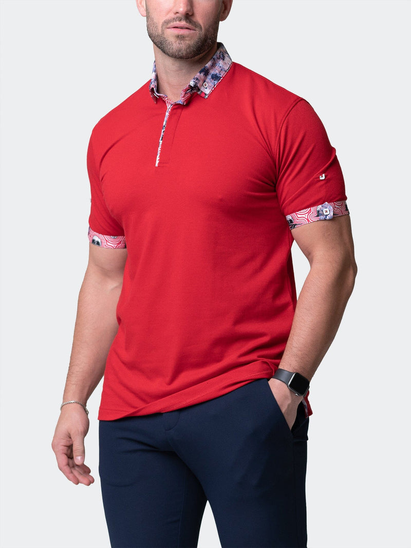 Polo MozartSolidRipple Red