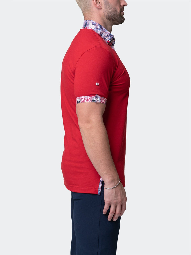 Polo MozartSolidRipple Red