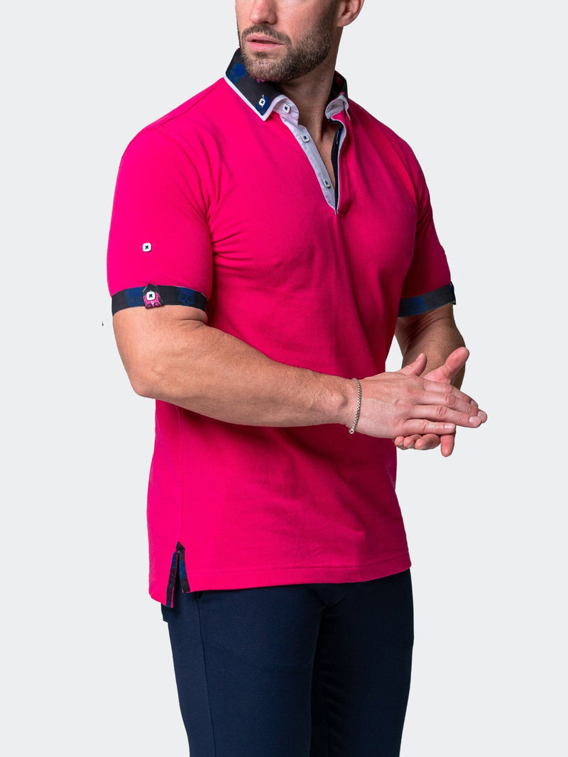 Polo MozartSolidSkullFuschia Pink