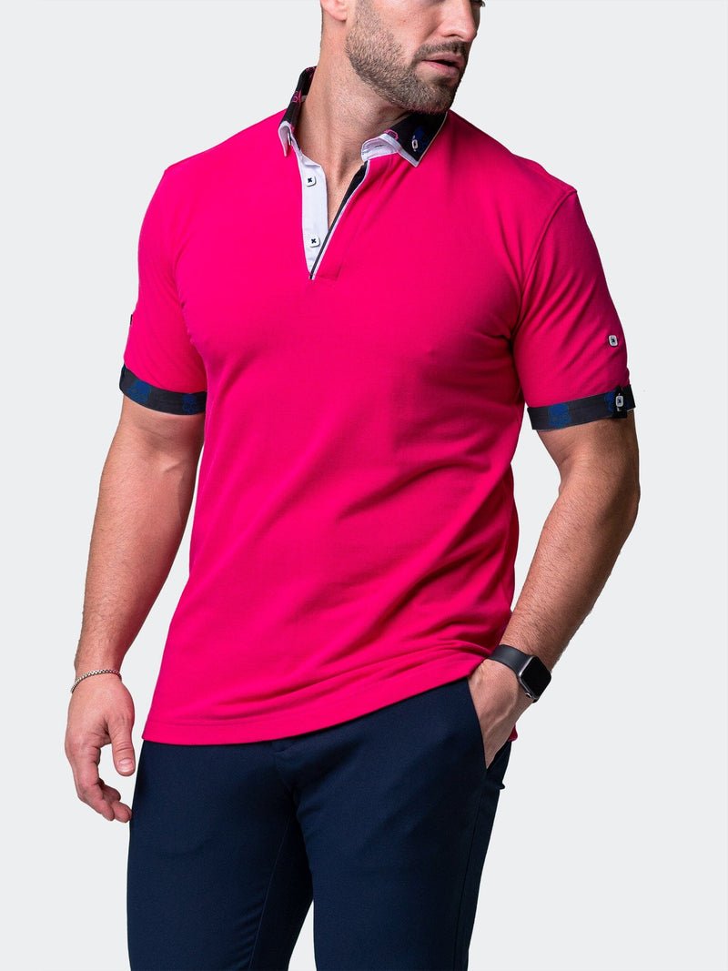 Polo MozartSolidSkullFuschia Pink