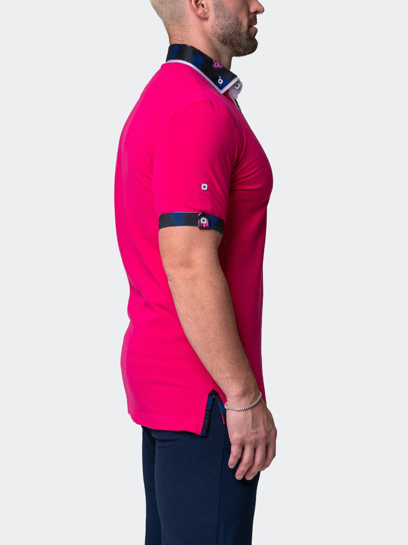 Polo MozartSolidSkullFuschia Pink