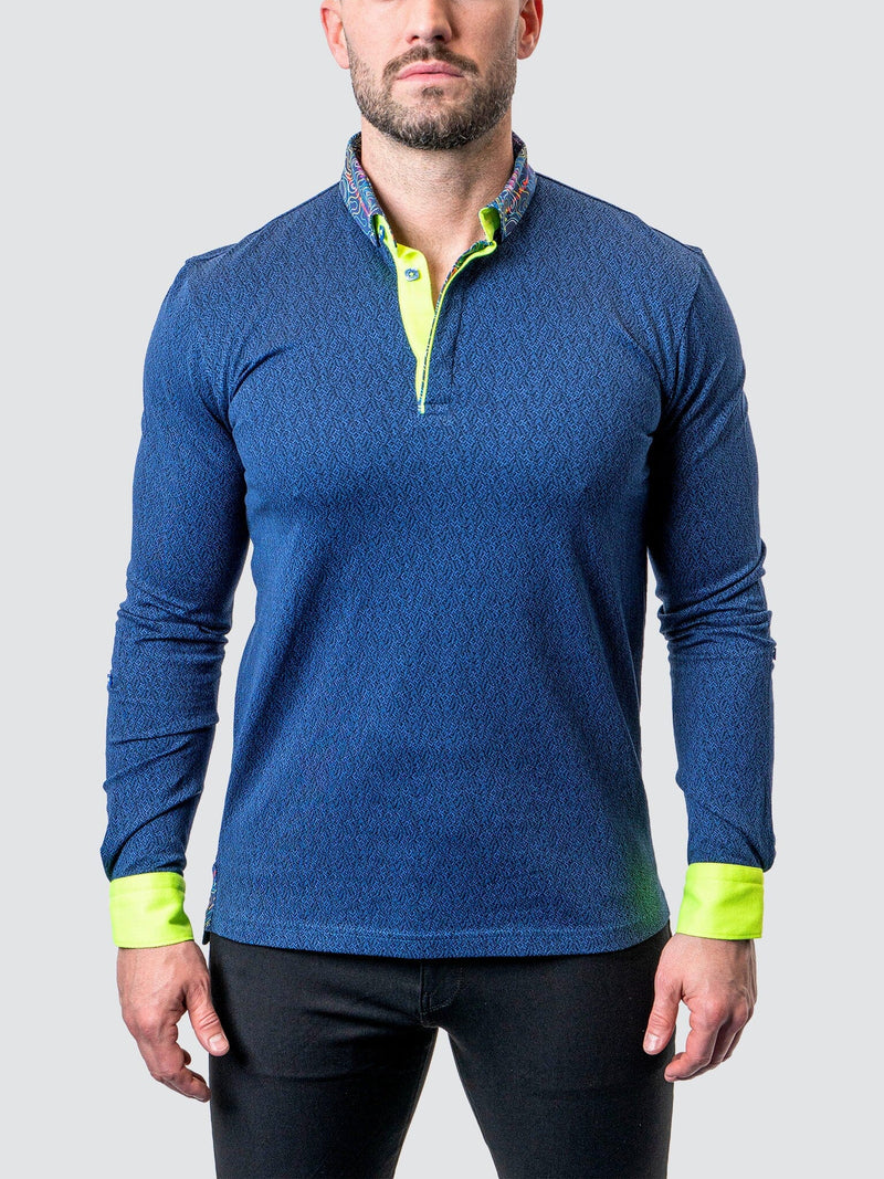 Polo Newton Design Blue