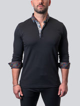 Polo Newton Solid Dark Grey View-9