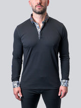 Polo Newton Solid Dark Grey View-1