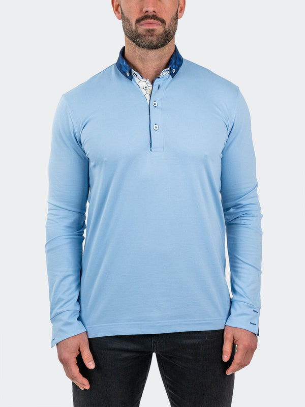 Polo NewtonSolidPouder Blue